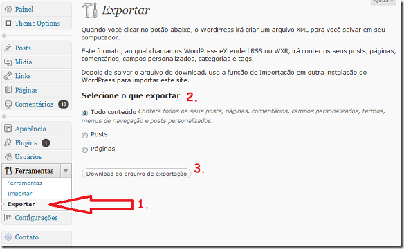 WP-ferramentas-exportar-backup-blog