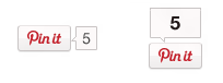 Modelo de Botões de Pin it do Pinterest no Blogger
