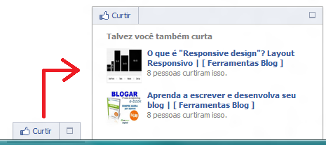 Facebook Recommendations Bar Gadget Facebook Recommendations Bar