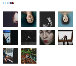 Gadget e Widget do Flickr para Blogs